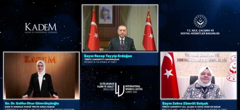 4’üncü Kadın ve Adalet Zirvesi’nin açılışını Cumhurbaşkanı Erdoğan yaptı