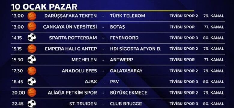 Ajax-PSV Eindhoven maçı sadece Tivibu’da