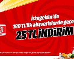 MediaMarkt ve istegelsin’den 25 TL indirim