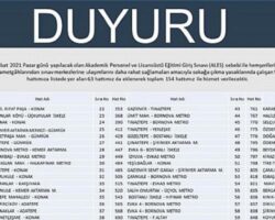 Toplu ulaşıma ALES takviyesi