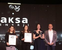 Aksa Enerji, The One Awards’da “Yılın En İtibarlısı” ödülünü kazandı