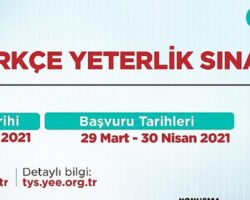 Türkçe Yeterlik Sınavı Başvuruları Başlıyor