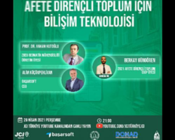 Afete Dirençli Toplum için Bilişim Teknolojisi Online Panel