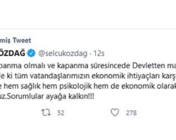 Gelecek Partisi Genel Başkan Yardımcısı Özdağ, Tam Kapanma çağrısı yaptı!