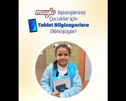 Getir’den sipariş edilen Maylo ürünleri çocuklar için tablet bilgisayarlara dönüşüyor!