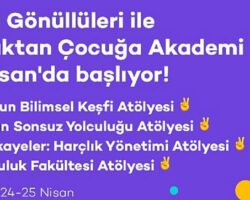 Tosla Gönüllüleri ile Çocuktan Çocuğa Akademi   23 Nisan’da başlıyor!