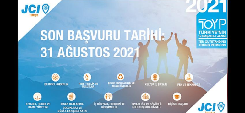 TOYP (Türkiye’nin 10 Başarılı Genci) Başvuruları Başladı