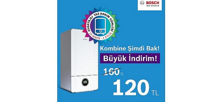 Bosch Termoteknoloji’den kaçırılmayacak periyodik kombi bakım kampanyası!