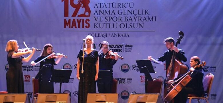 Gölbaşı Belediyesi 19 Mayıs Atatürk’ü Anma Gençlik ve Spor Bayramı’nda operanın ezgilerini evlere taşıdı.