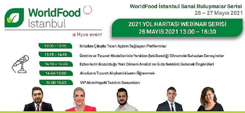 Worldfood Sanal Buluşmalar Serisi ile sektörü bir araya getiriyor