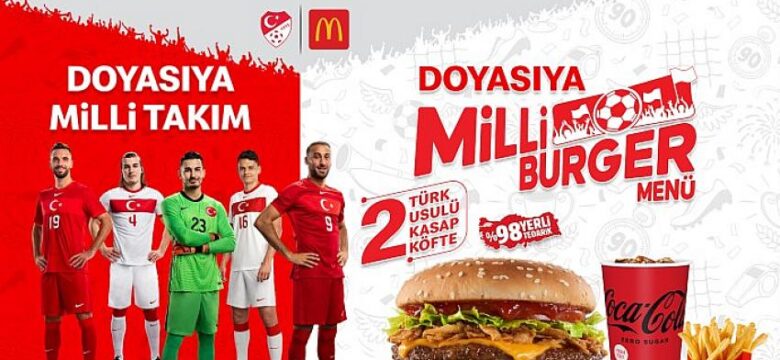 Euro 2020 heyecanı Milli Burger Menü’yle yaşanacak