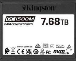Kingston Digital veri merkezleri için yeni U2 NVMe SSD: DC1500M modelini satışa sundu
