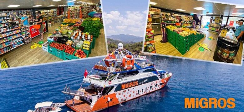 Migros, Tam Donanımlı Yüzen Mağazası “Migros Deniz Market” ile Müşterilerine Denizde de Hizmet Sunuyor