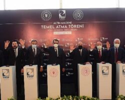 TMSF, Mollakara’da 160 milyon dolarlık yatırım yapılacak altın madeninin temelini attı