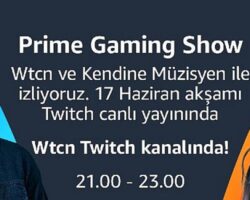 Türkiye’deki Amazon Prime üyeleri popüler Türk yayıncılarla Prime Gaming Show’da buluşuyor