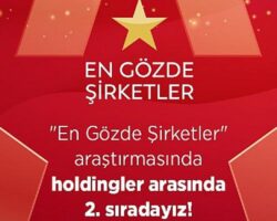 Yıldız Holding, ‘En Gözde Şirketler’ araştırmasının holdingler sıralamasında ikinci oldu