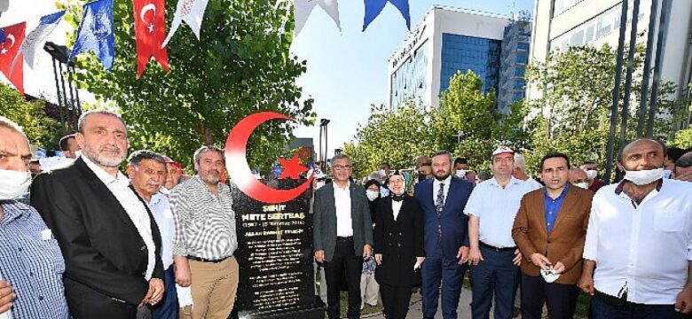 15 Temmuz şehidi Mete Sertbaş’ın ismi Üsküdar’da parka verildi