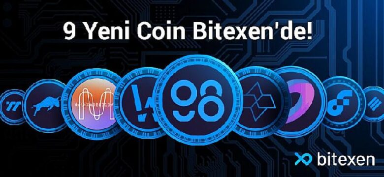 Bitexen platformuna 9 yeni coin daha ekledi