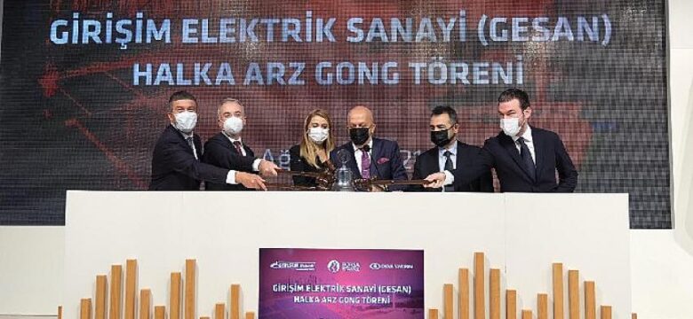 Borsa İstanbul’da Gong Girişim Elektrik Sanayi İçin Çaldı