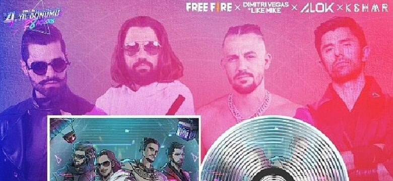 DJ’ler Dimitri Vegas & Like Mike, Alok ve KSHMR, oyuncuları ‘Reunion’ ile Free Fire’ın 4. yıldönümüne katılmaya davet ediyor