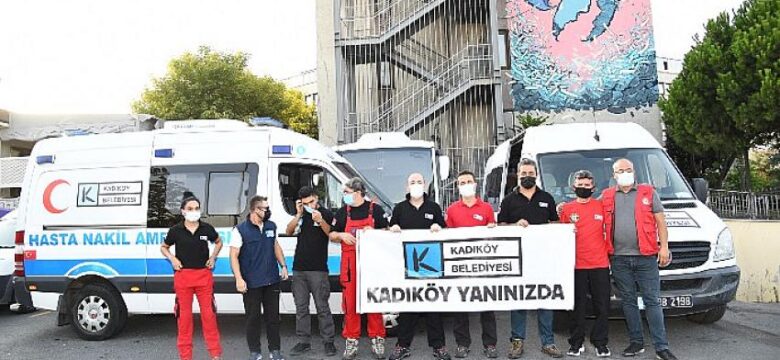 Kadıköy orman yangınlarıyla mücadeleye destek için üçüncü ekibini yolculadı