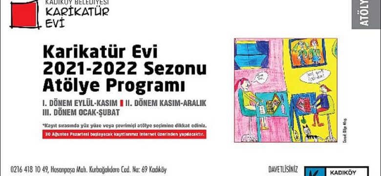 Karikatür Evi Yeni Dönem Kayıtları Başladı