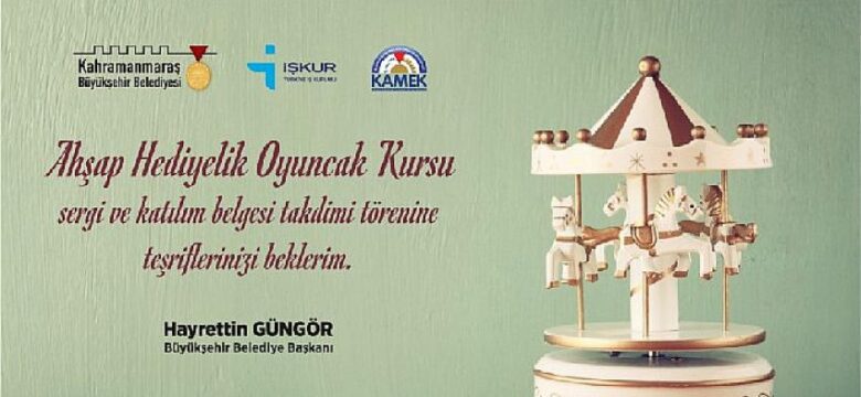 Oyuncak Ustaları Sertifikalarını Alıyor