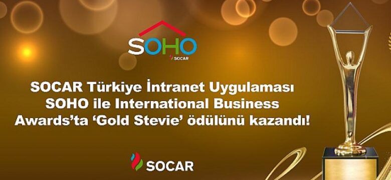 SOCAR Türkiye’ye ‘Gold Stevie’ ödülü