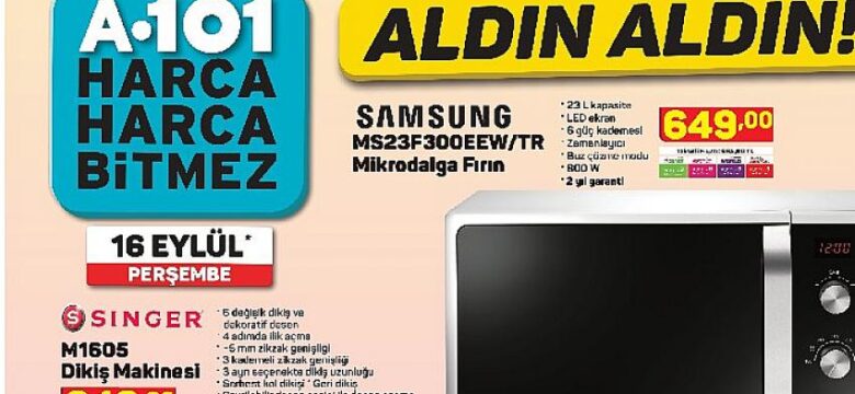 Birbirinden uygun fiyatlı teknolojik ürünler 16 Eylül haftası A101 Marketlerinde!