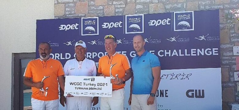 Dünyanın en geniş katılımlı golf turnuvası WCGC Turkey 2021’in kazananı Lumberjack takımı oldu