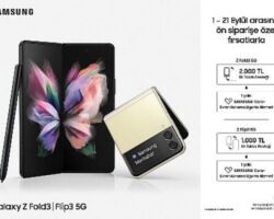 Merakla beklenen yeni katlanabilir Galaxy Z Fold3 ve Z Flip3 için ön satışlar başladı!