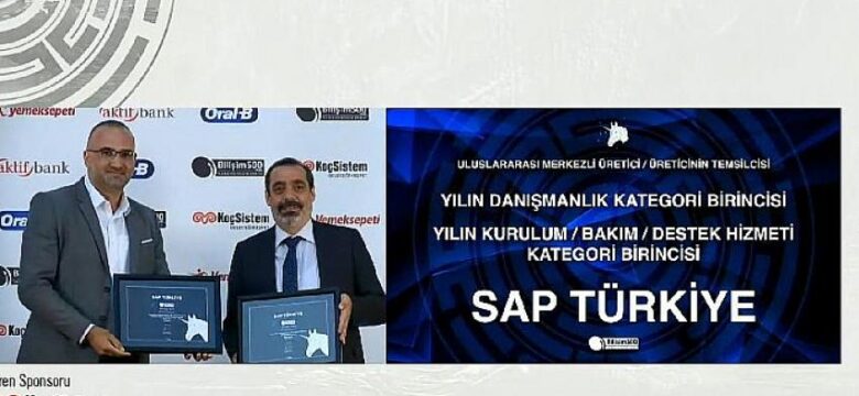 SAP Türkiye’ye Bilişim 500’den 5 ödül