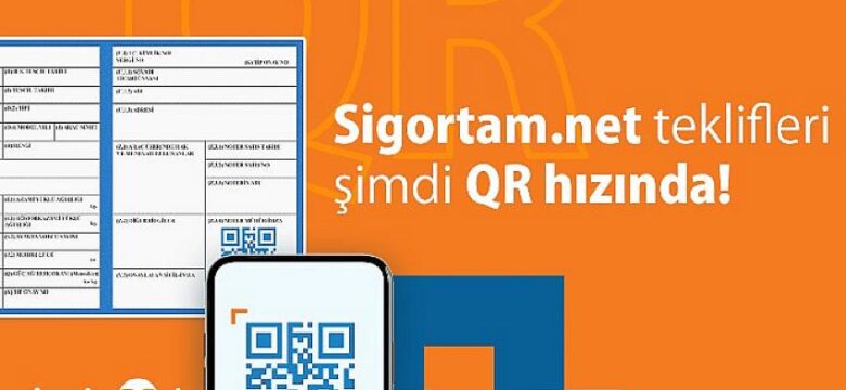 Sigortam.net teklifleri şimdi QR hızında