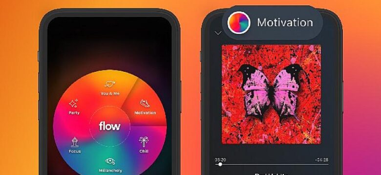 Flow Moods ruh haline uygun müzik seçeneği sunuyor