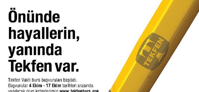 Tekfen Vakfı Burs Programı İçin Başvurular Başladı