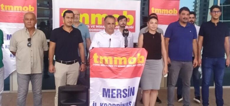 TMMOB’den Seyfettin Atar’dan Mersin limanına ilişkin açıklama