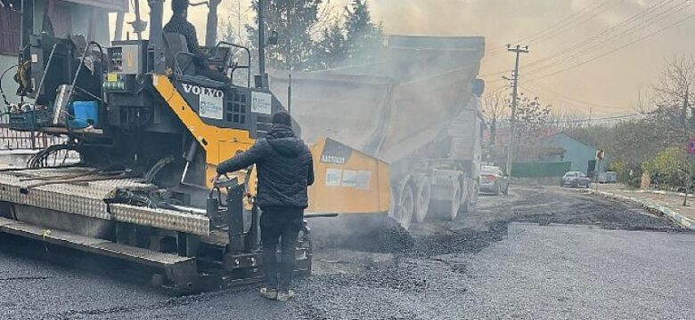 Dilovası Demirciler Köyü’nde üstyapı çalışması