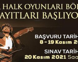 Konservatuvarın Türk Halk Oyunları Bölümü’ne kayıtlar başlıyor