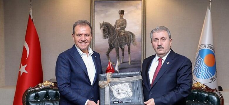 Büyük Birlik Partisi Genel Başkanı Mustafa Destici’den Başkan Vahap Seçer’e Ziyaret