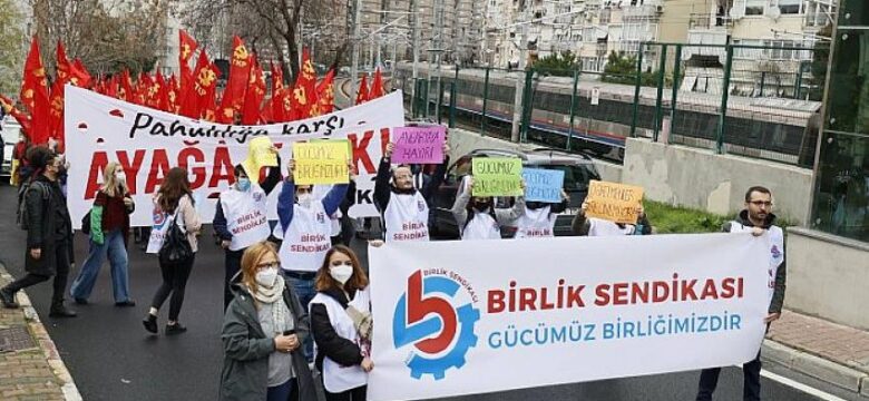 Emekçiler pahalılığa karşı Kartal İşçi Mitingi’nde ayaktaydı