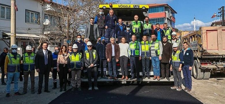 Başkan Zolan yılın son mesaisinde asfalt çalışmalarını inceledi