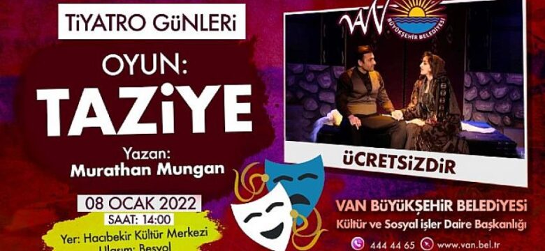 Büyükşehir Belediyesinin Tiyatro Günleri Başlıyor