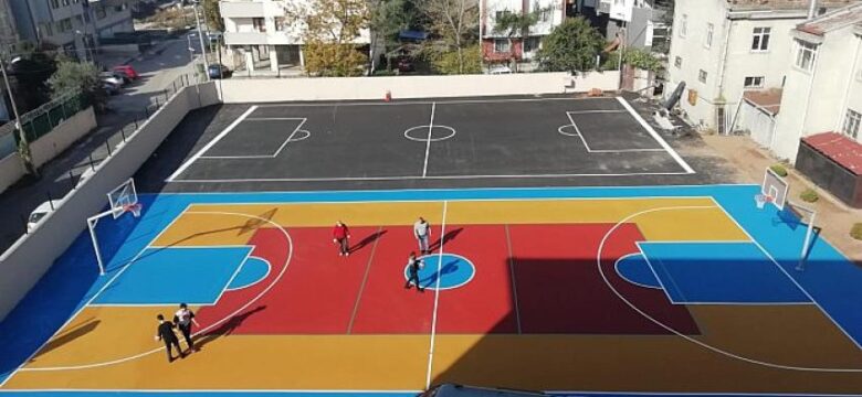 Büyükşehir’den 92 okula daha basketbol ve voleybol sahası