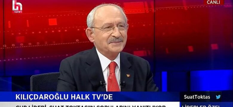 CHP Lideri Kılıçdaroğlu, Halk TV’de