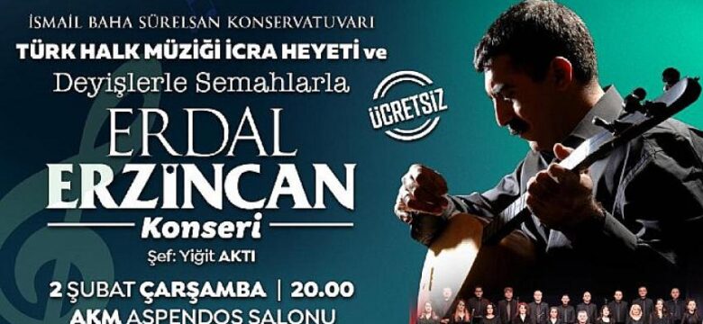 Erdal Erzincan ile türkü dolu gece