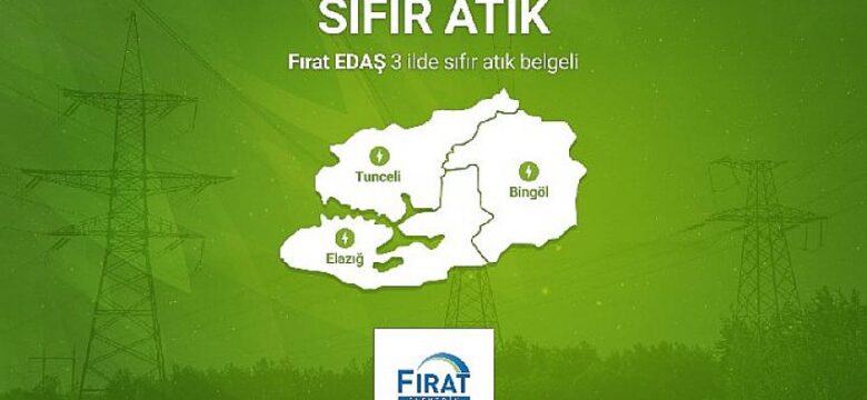 Fırat EDAŞ’ın enerjisi artık ‘Sıfır Atık’ Belgeli