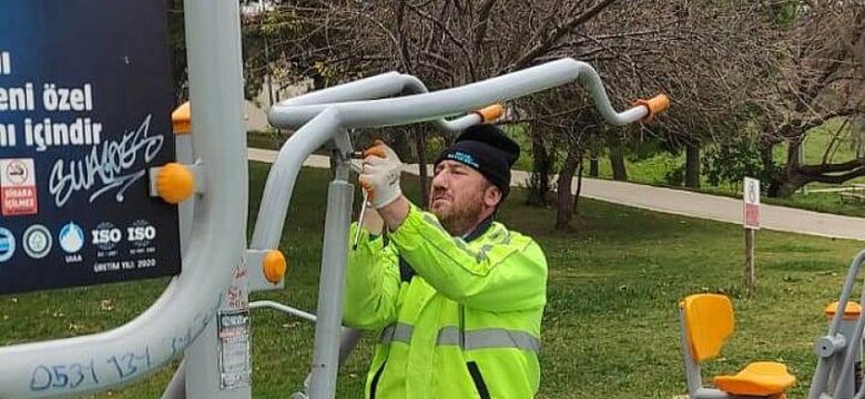 Gebze bölgesinde parklara yoğun bakım