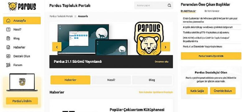 Gönüllü Pardus Topluluk Portalı Açıldı!