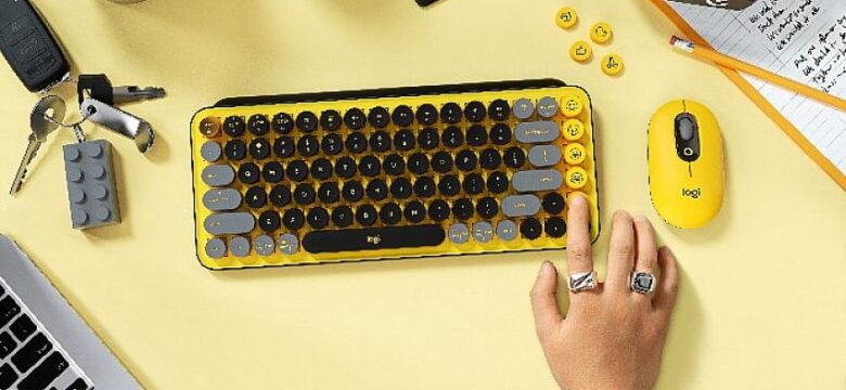 Logitech’in Yeni POP Keys Klavyesi ve POP Mouse’u ile modern teknoloji retro tasarımla buluştu