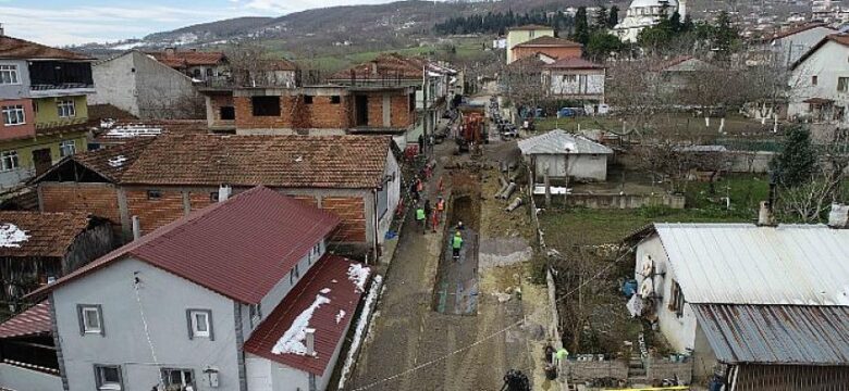 Akmeşe’de Altyapı Çalışmaları Devam Ediyor